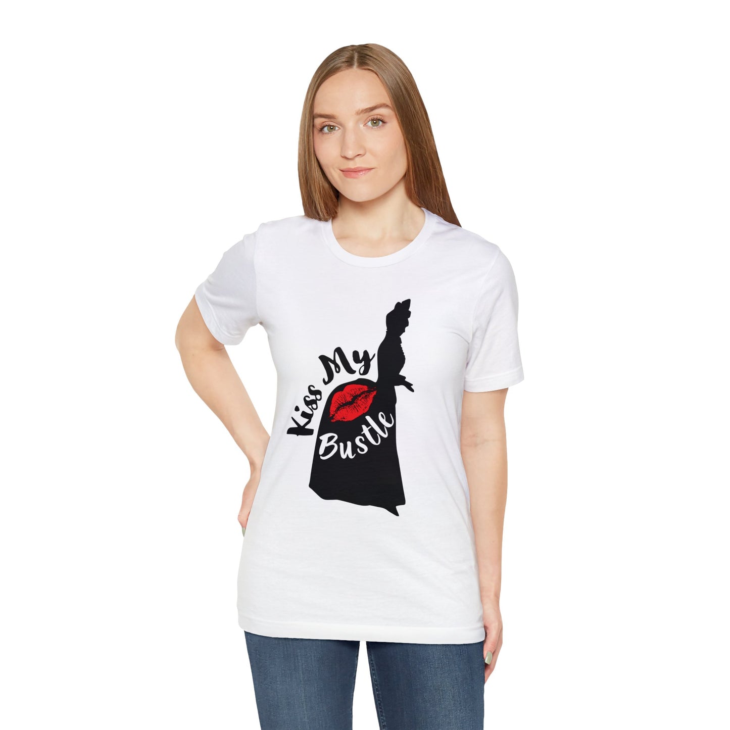 Kiss My Bustle Loose-Fit Short Sleeve Tee