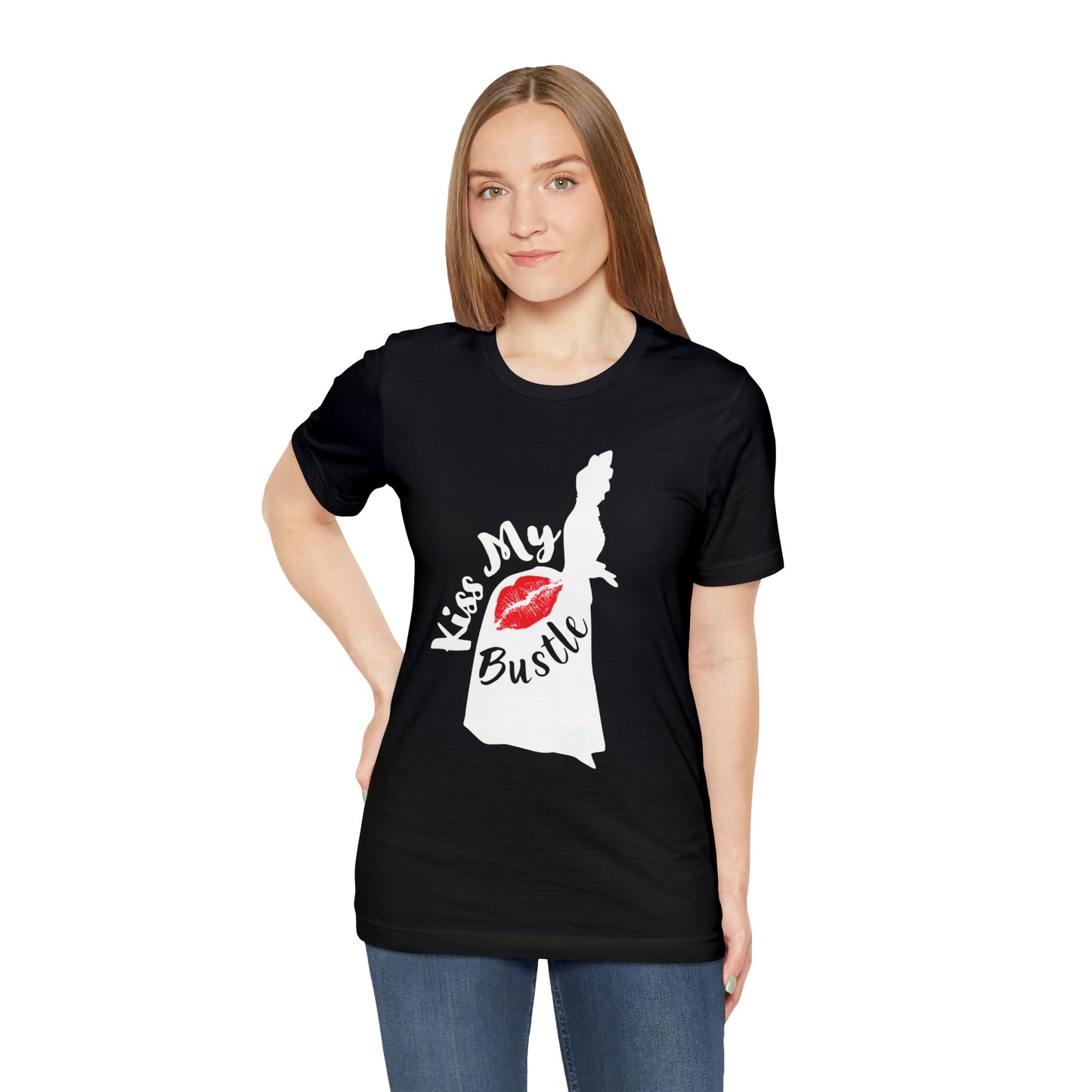 Kiss My Bustle Loose-Fit Short Sleeve Tee